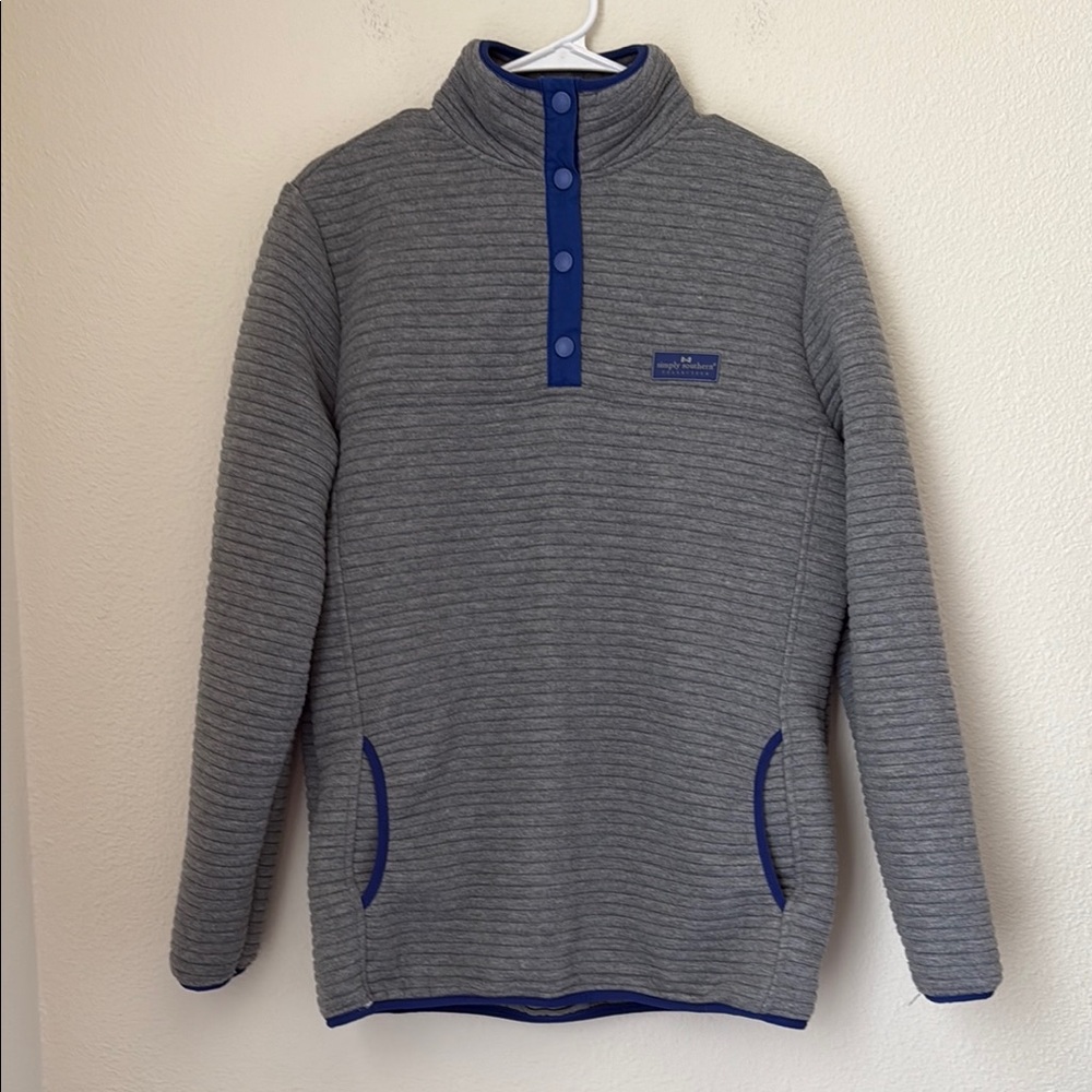 Simply Southern Ribbed Snap Button Pullover